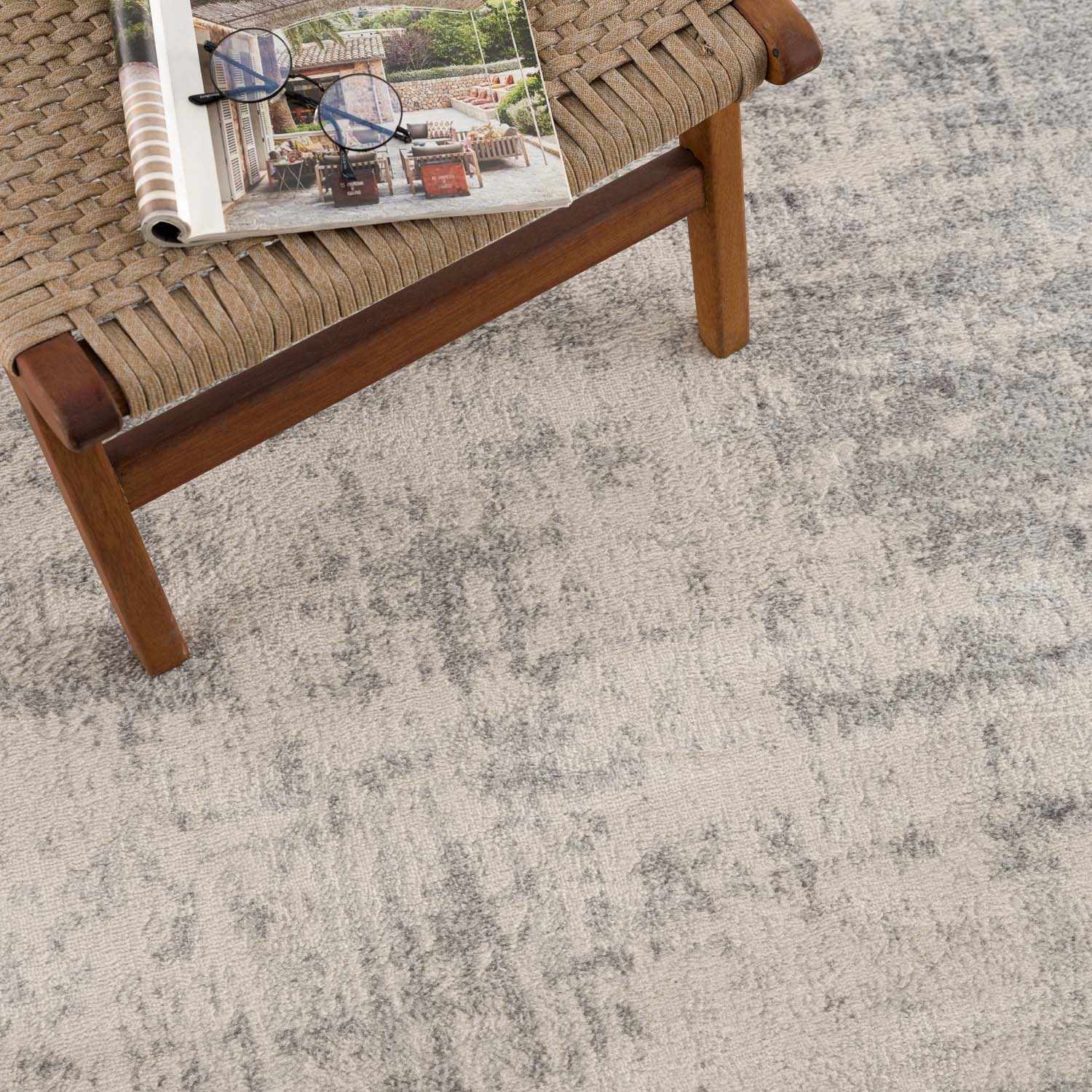 Kalanganan Abstract Gray Rug - Clearance by Boutique Rugs