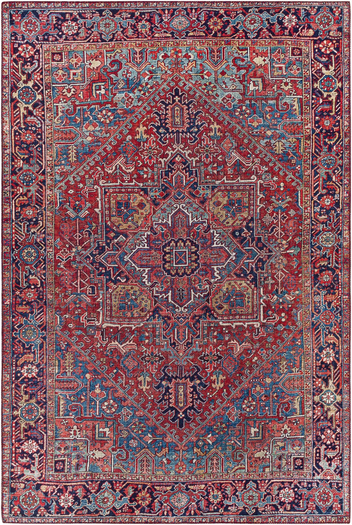 Ronneby Red Traditional Area Rug, photo 5 of 13