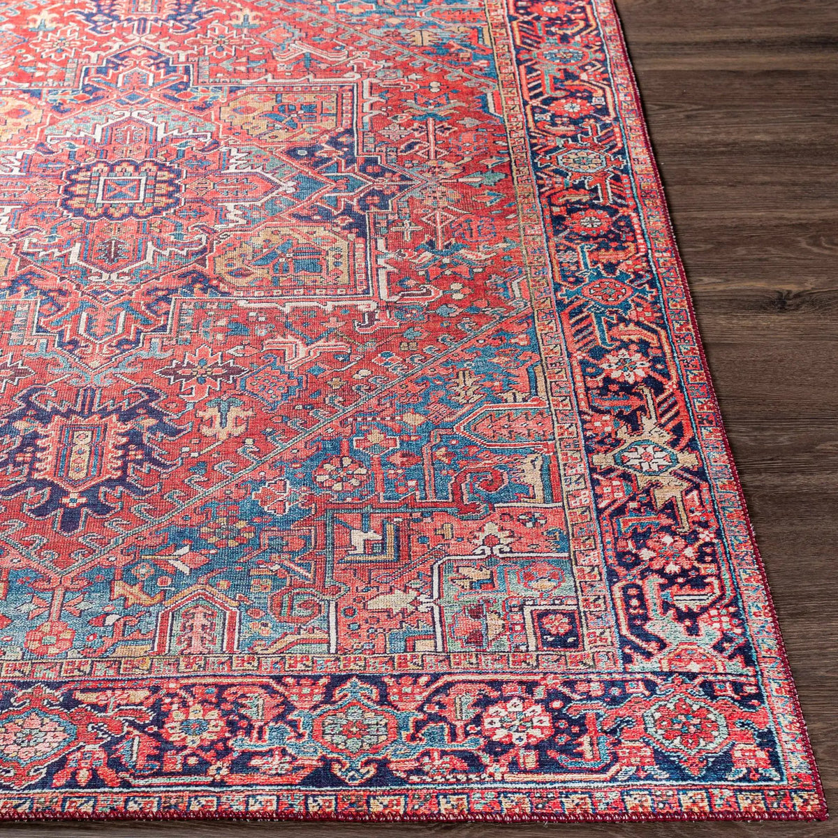 Ronneby Red Traditional Area Rug, photo 6 of 13