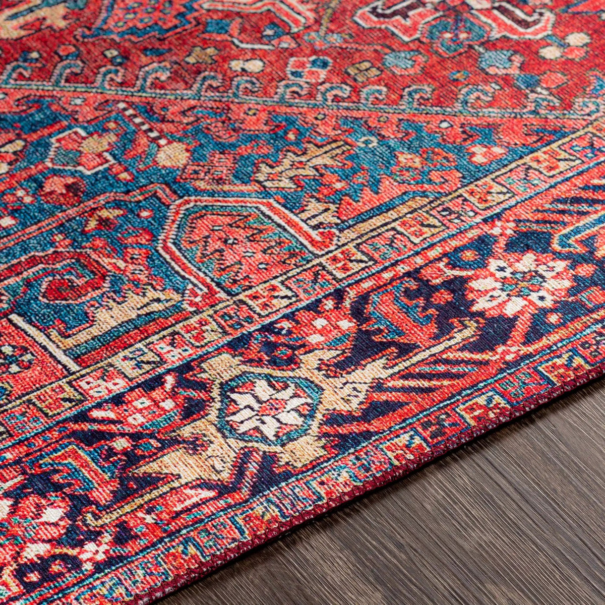 Ronneby Red Traditional Area Rug, photo 10 of 13