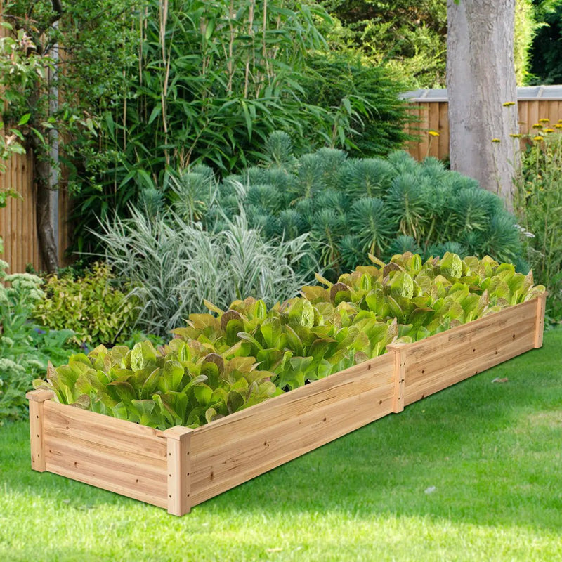 Wooden Vegetable Raised Garden Bed for Backyard Patio Balcony by DirectDeals