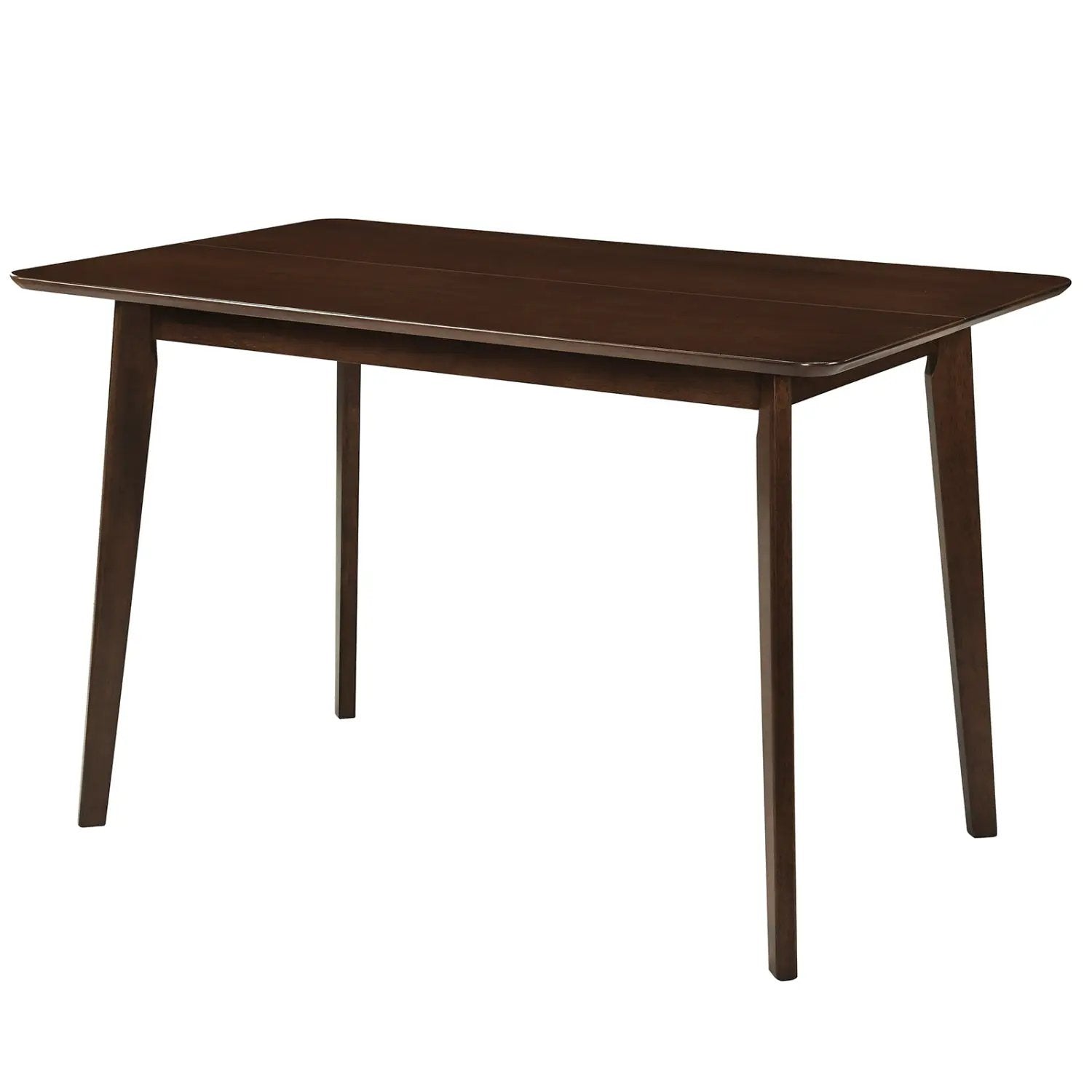 Rectangle Dining Table for 4-6 People 47" Kitchen Table-Walnut by DirectDeals