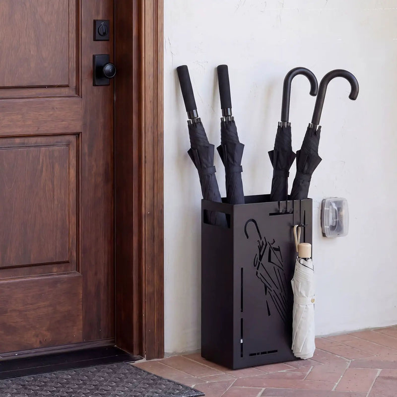 Rectangular Umbrella Stand with Removable Drip Tray by DirectDeals