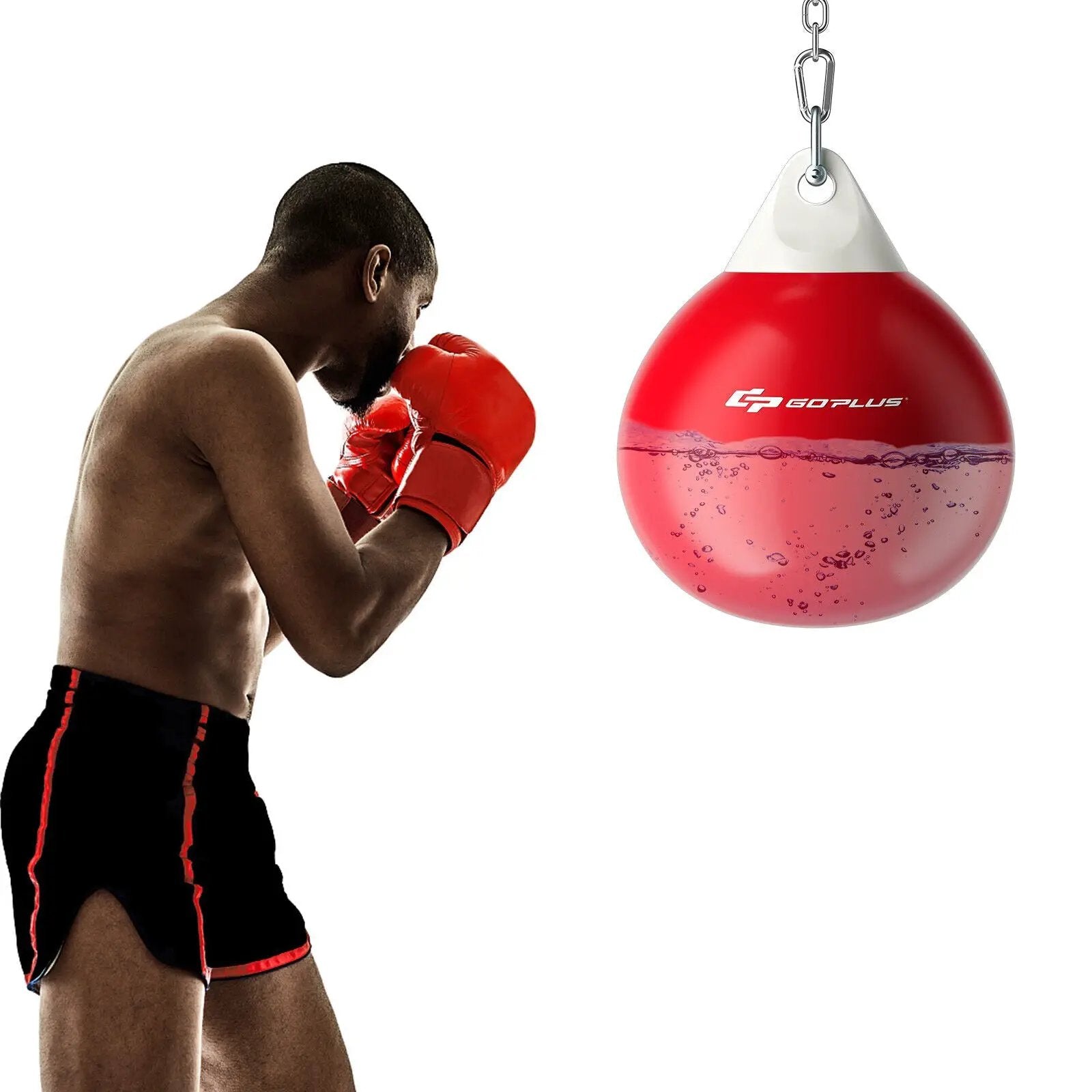 18 Inch 110 Pound Heavy Punching Water Aqua Bag with Adjustable Metal Chain by DirectDeals