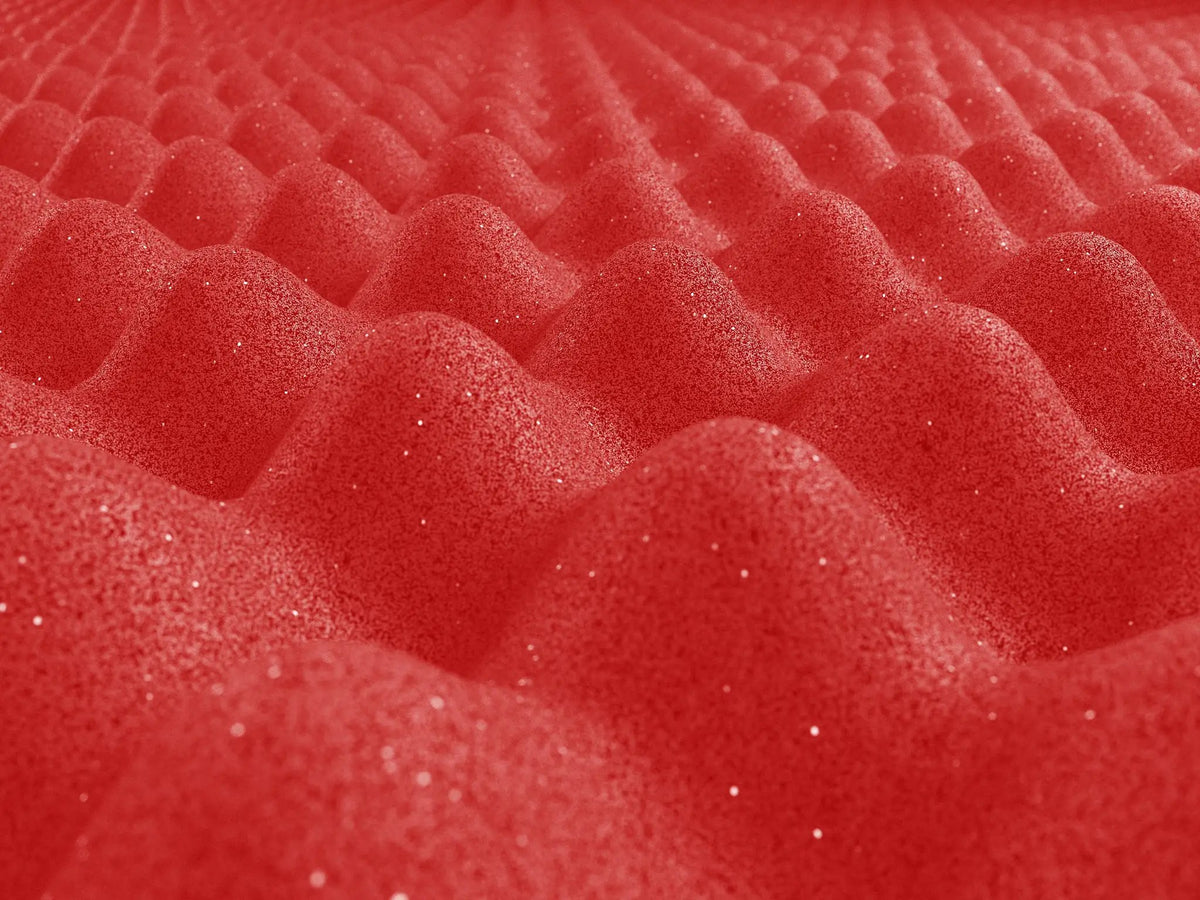 Egg Crate Acoustic Foam Panels | 12 Colors | Sound Absorbing Foam, packed in its shipping crate 9