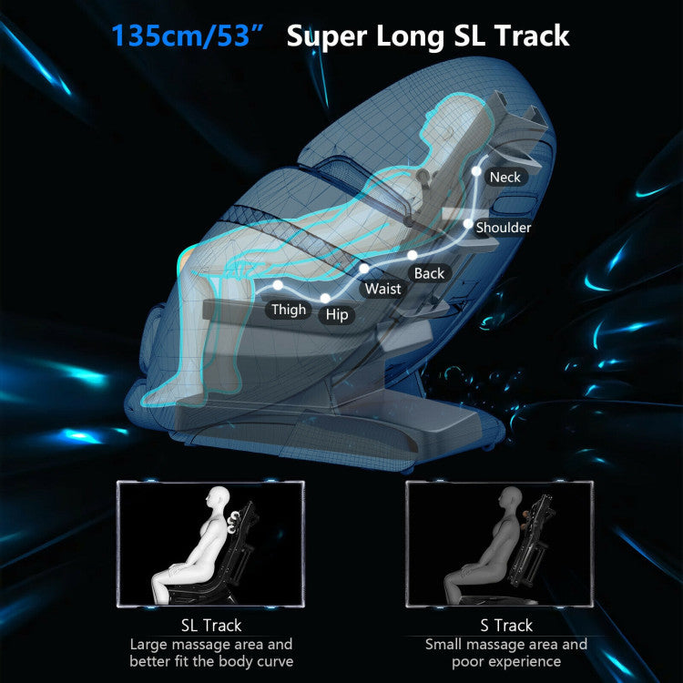 Relaxation 09 - Electric Zero Gravity Heated Massage Chair with SL Track, photo 5 of 14