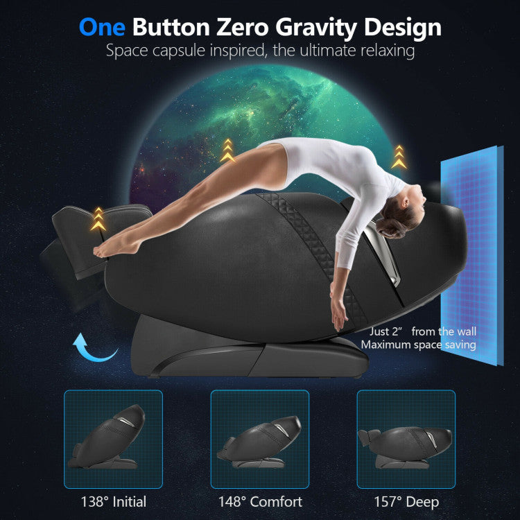 Relaxation 09 - Electric Zero Gravity Heated Massage Chair with SL Track, photo 12 of 14