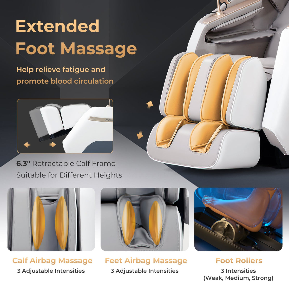 Relaxation 29-Full Body Massage Chair with Waist Heating & Airbag Massage, photo 18 of 19