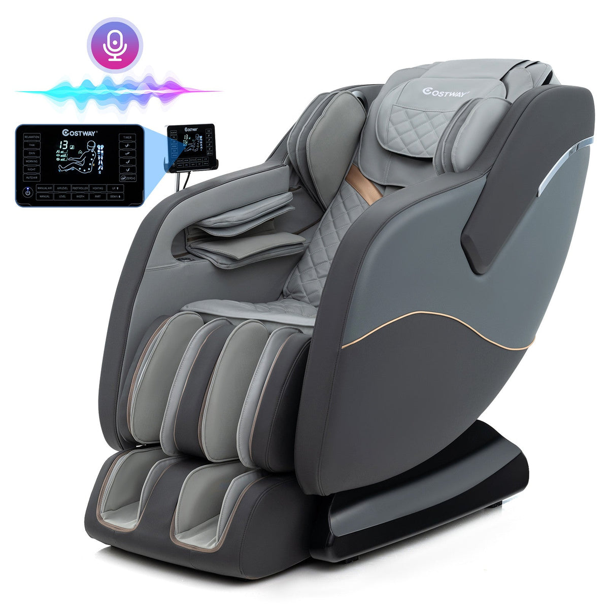 Relaxation 38 - Full Body Massage Chair with Airbags and Heater, photo 11 of 25