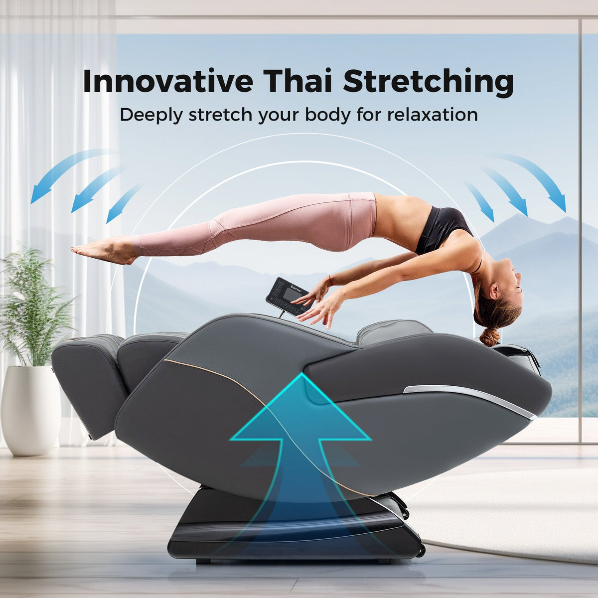 Relaxation 38 - Full Body Massage Chair with Airbags and Heater, photo 16 of 25
