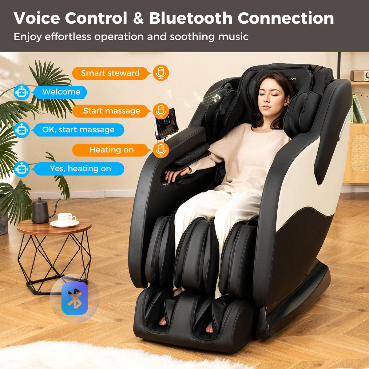Relaxation 38 - Full Body Massage Chair with Airbags and Heater, photo 19 of 25