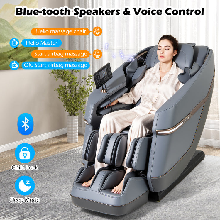 Relaxation 48 - Full Body Zero Gravity Massage Chair SL Track Recliner with Touch Screen, photo 3 of 10