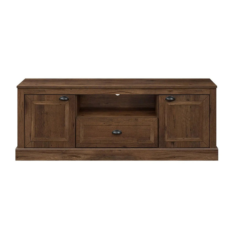 Farmhouse TV Stand for 70" TVs with Storage Cabinets by DirectDeals