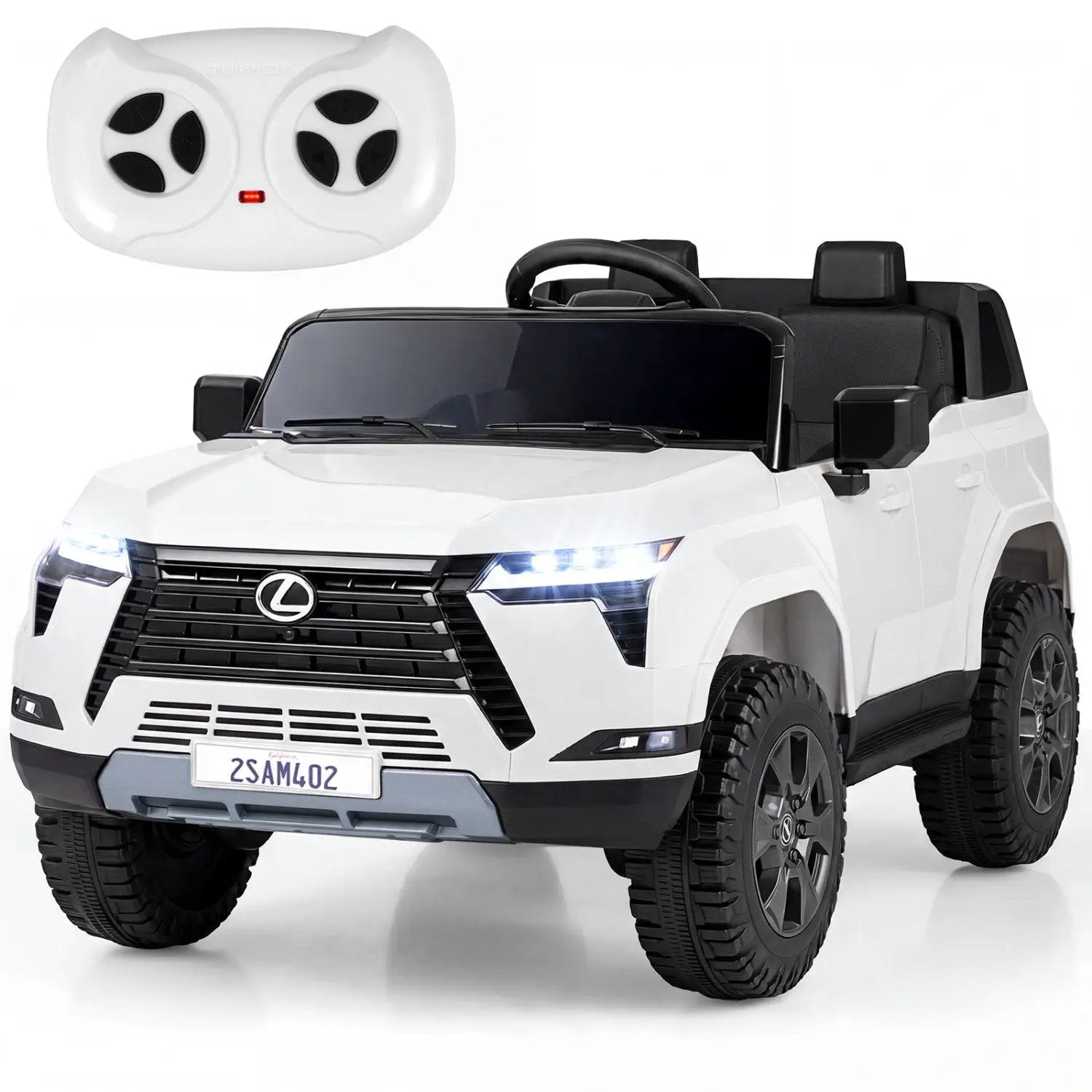 Ride on Car 24V 4WD Licensed LEXUS GX550 Electric Vehicle with Remote for Boys Girls Aged 3+ by DirectDeals