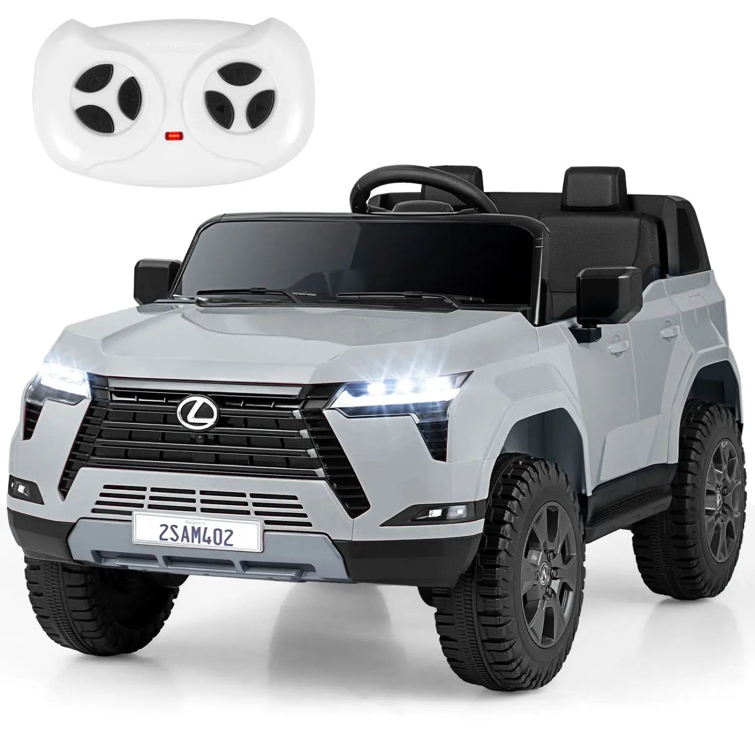 Ride on Car 24V 4WD Licensed LEXUS GX550 Electric Vehicle with Remote for Boys Girls Aged 3+ by DirectDeals