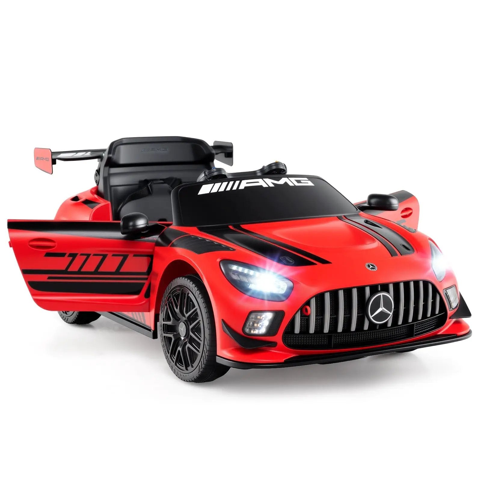 12V Kids Ride-On Car Mercedes-AMG GT3 Licensed with Adjustable Speed by DirectDeals
