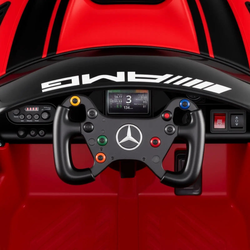12V Kids Ride-On Car Mercedes-AMG GT3 Licensed with Adjustable Speed by DirectDeals