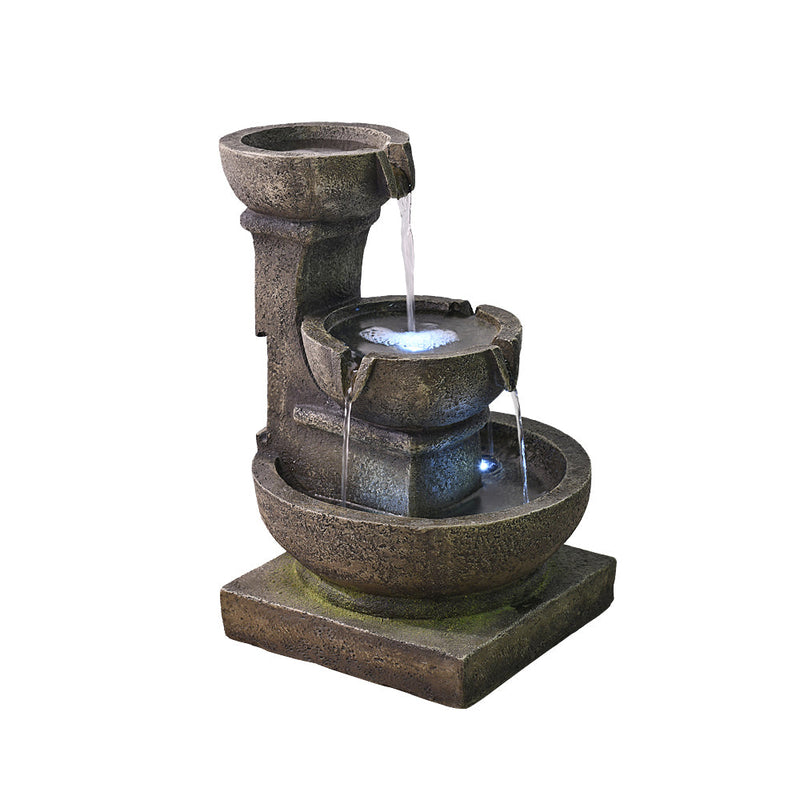 Resin Classical 3 Tier Tabletop Garden Fountain 16 Inch, photo 7 of 10