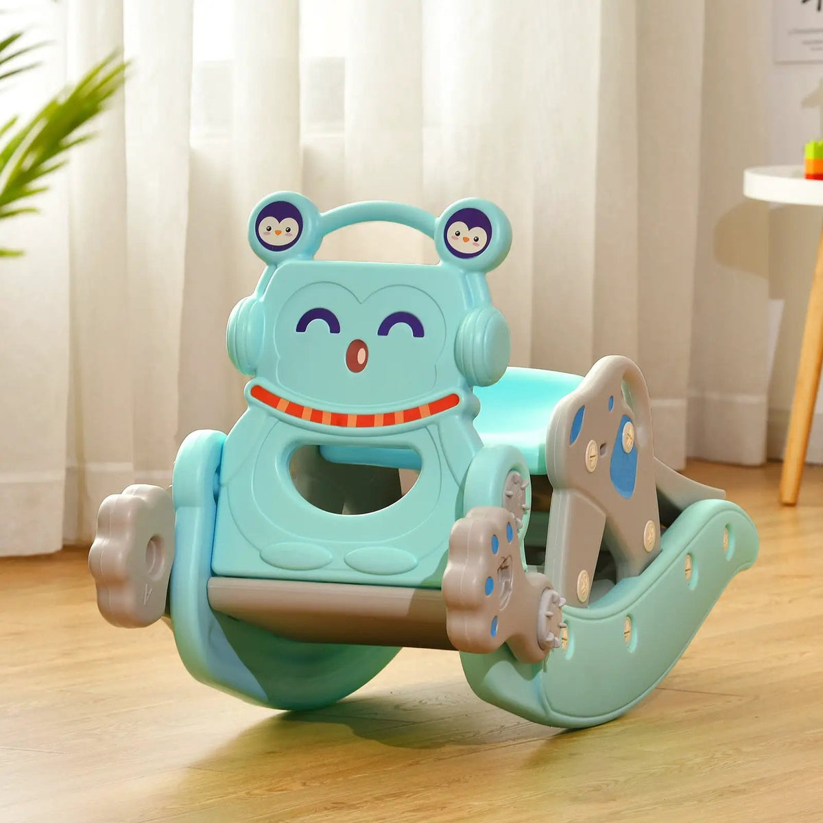 4-in-1 Rocking Horse and Slide Set for Kids, photo 2 of 9