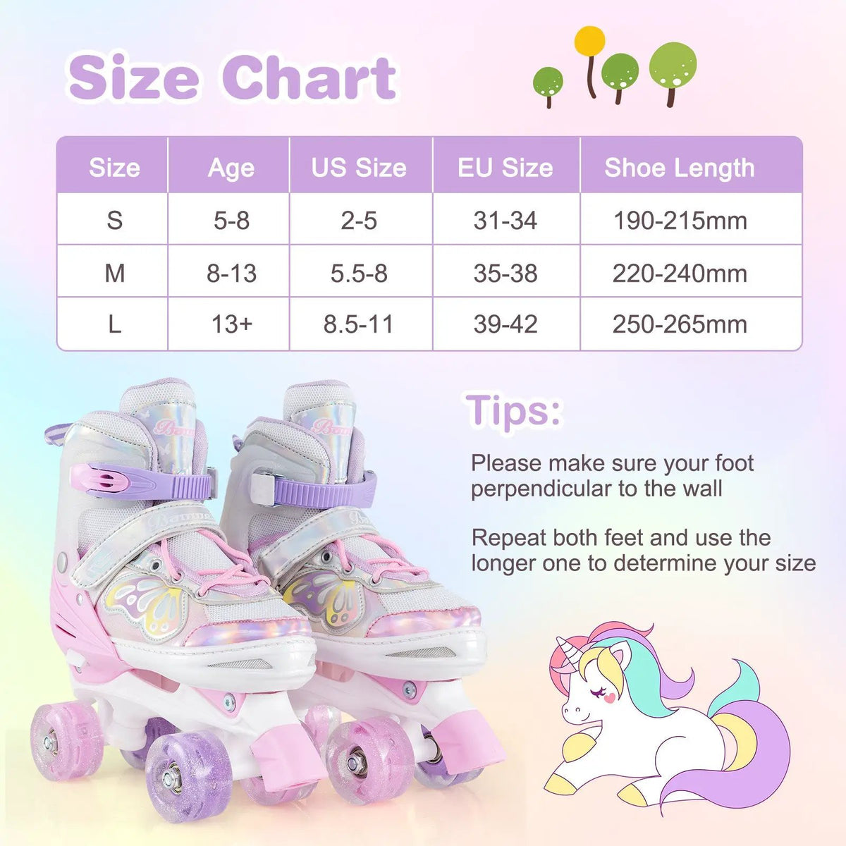 Roller Skates for Teens 4 Sizes Adjustable with Light-up Wheels for Boys Girls Ages 13+, photo 10 of 24