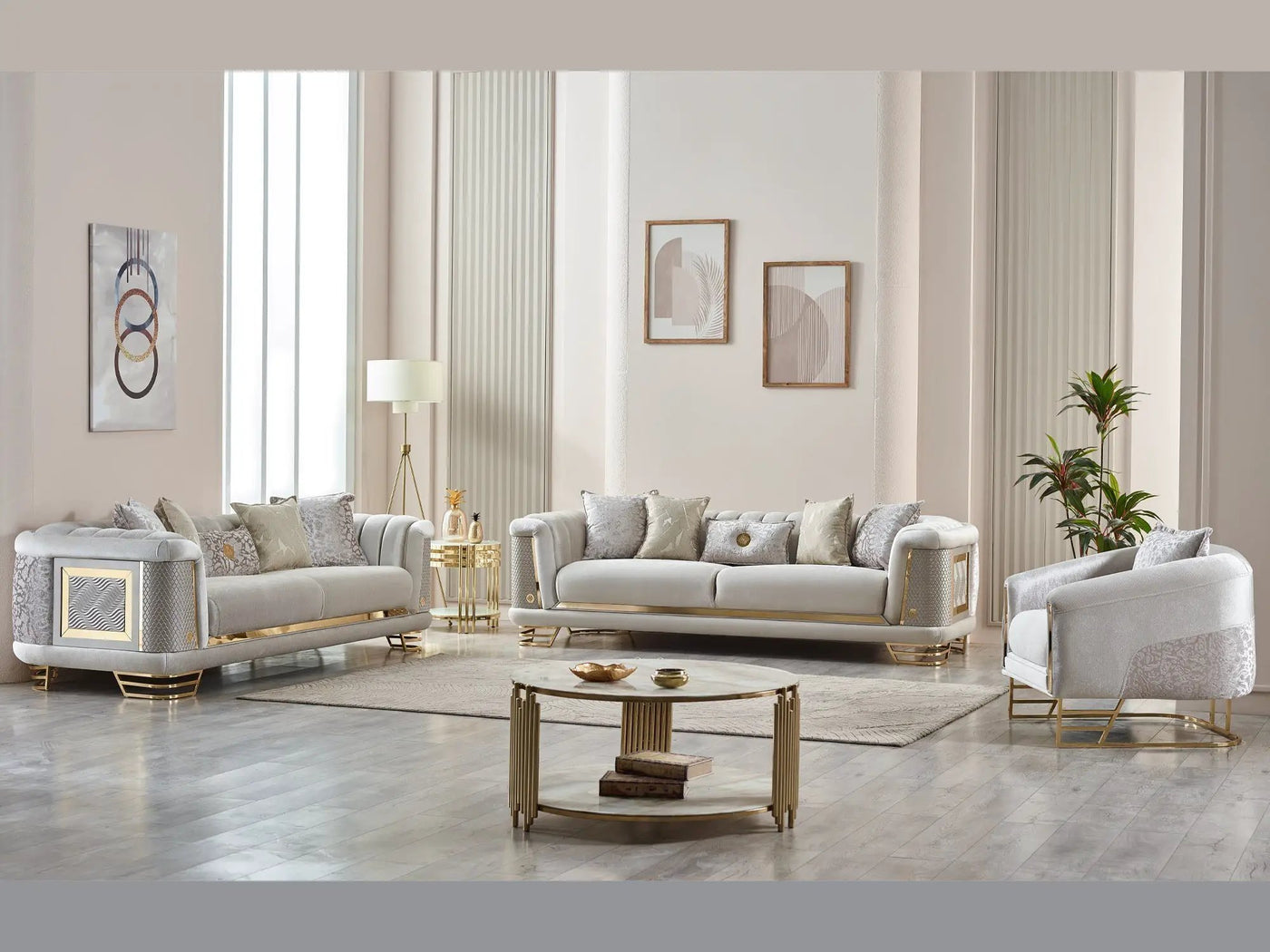 Romans Living Room Set by Ornate Furniture