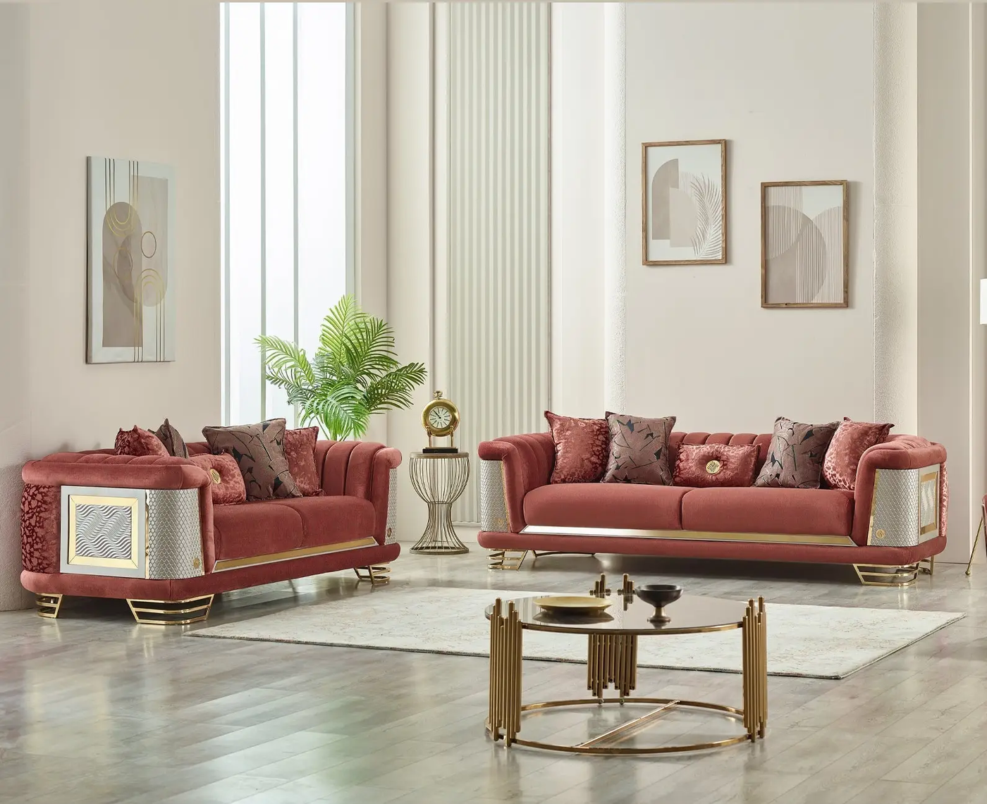 Romans Living Room Set by Ornate Furniture