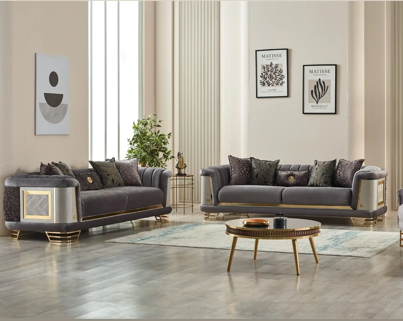 Romans Living Room Set by Ornate Furniture