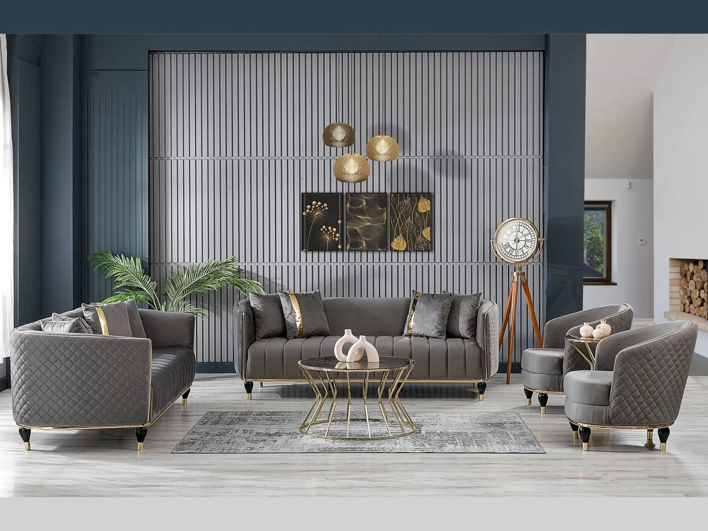 Romans Loveseat by Ornate Furniture