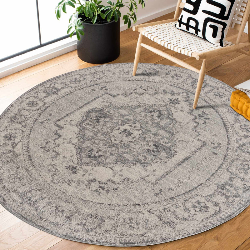 Tigried Ivory & Gray 2315 Area Rug - Clearance by Boutique Rugs
