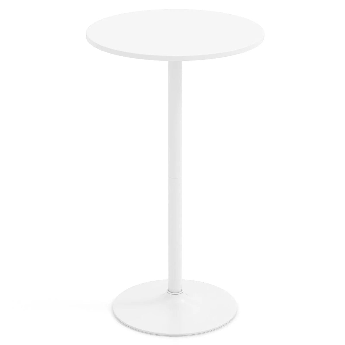 Round Bistro Table 40 Inch Bar Height Tall Coffee Cocktail Table, photo 11 of 16