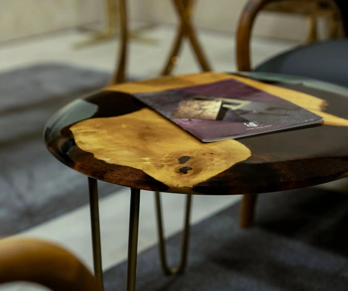 Round Side - End - Accent Table with rounded edge | Osso Collection, photo 5 of 7