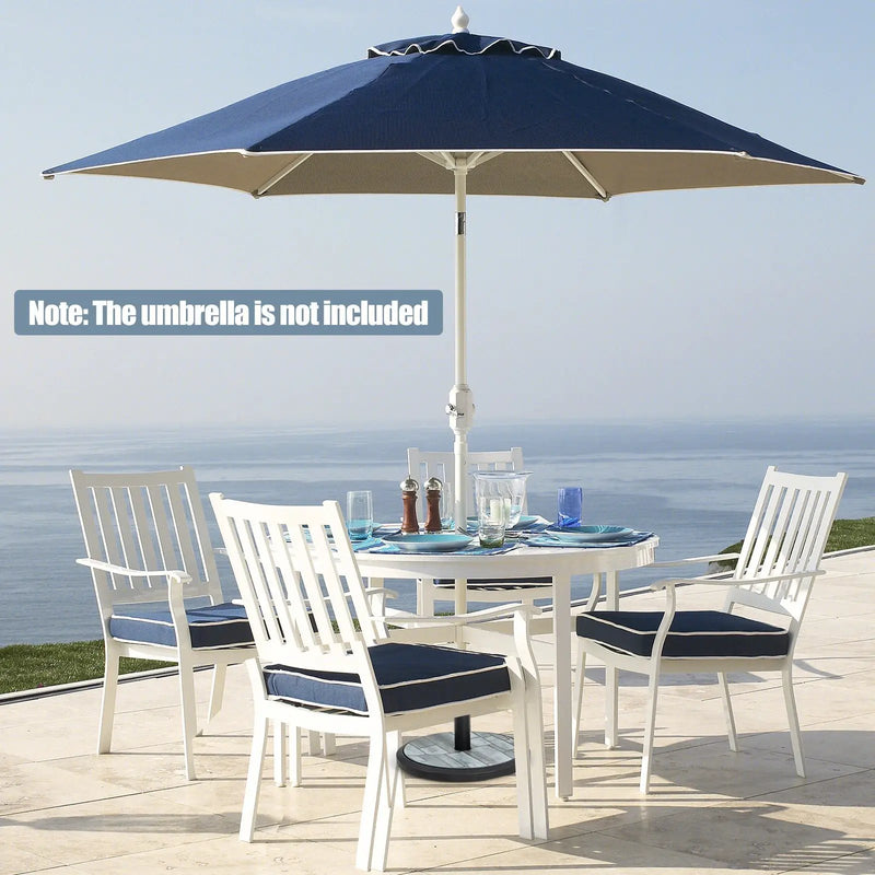 35lbs Umbrella Base with Built-in Cement by DirectDeals