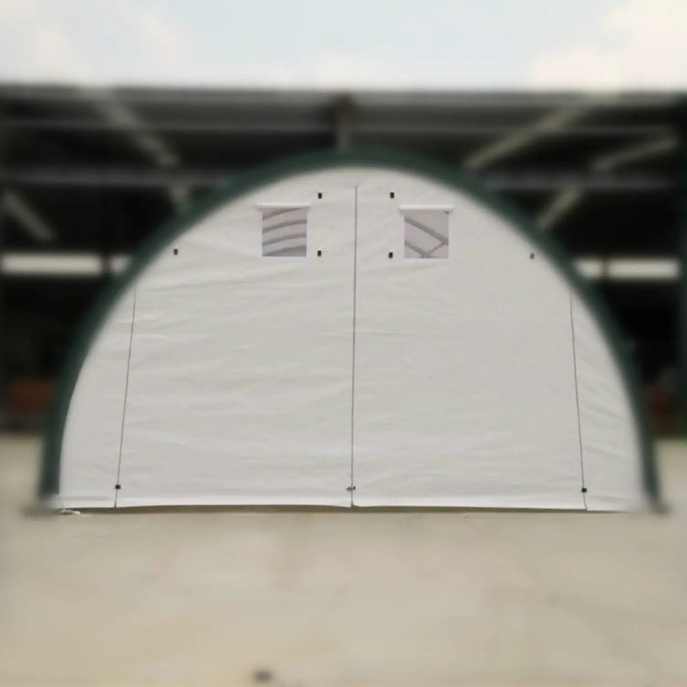 Front/Rear Panel with Zipper Door for W20'xH12' Storage Shelter by Chery Industrial