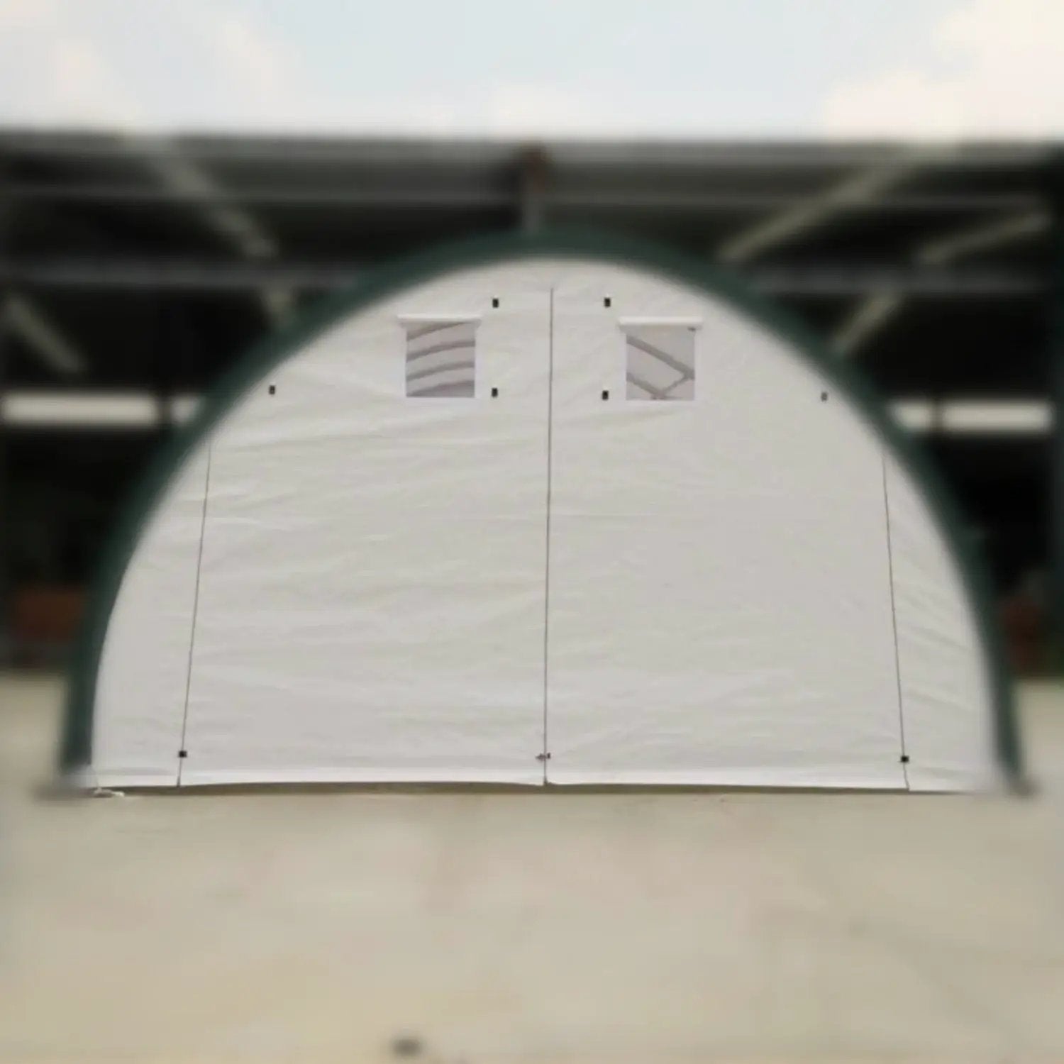 Front/Rear Panel with Zipper Door for W20'xH12' Storage Shelter by Chery Industrial