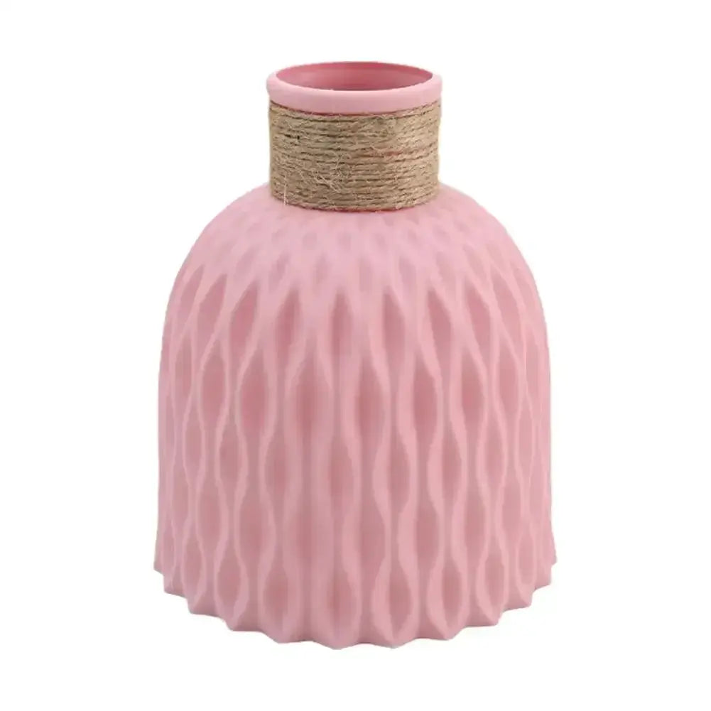 Vase - Decorative Ceramic White by House Of Avana