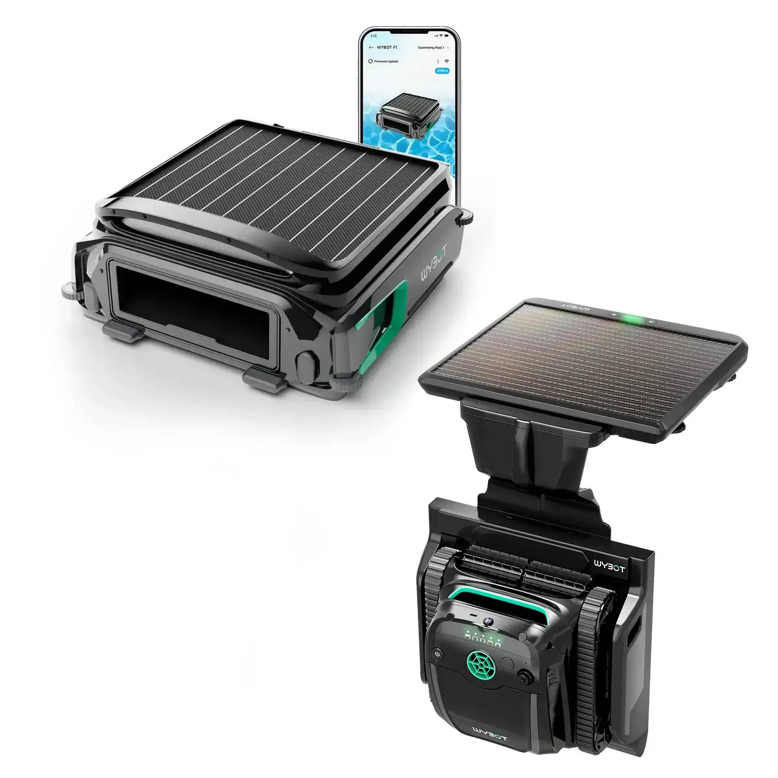 WYBOT Full Pool Solution Bundle-S2 Solar Vison & F1 by WYBOT