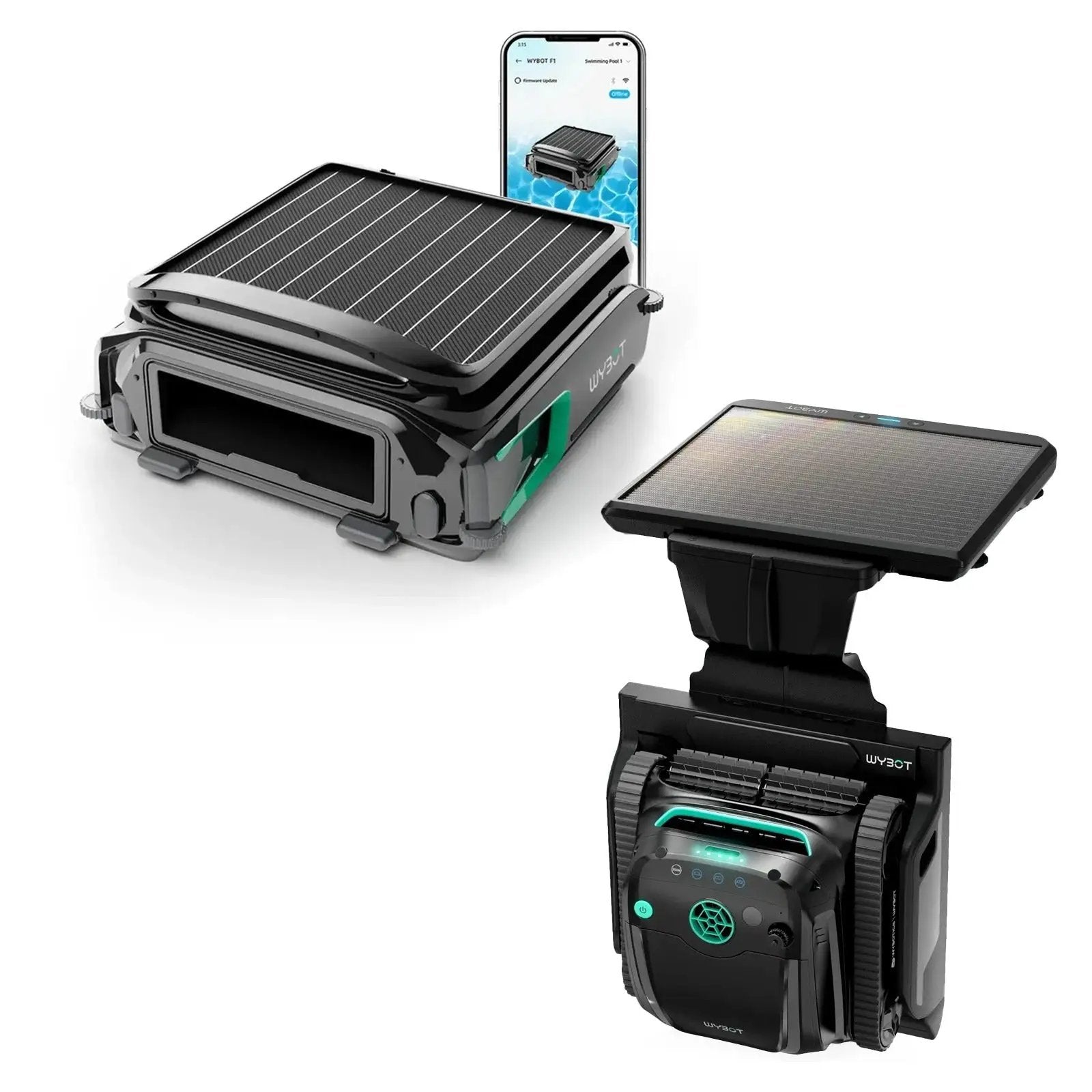 WYBOT Full Pool Solution Bundle-S2 Solar & F1 by WYBOT