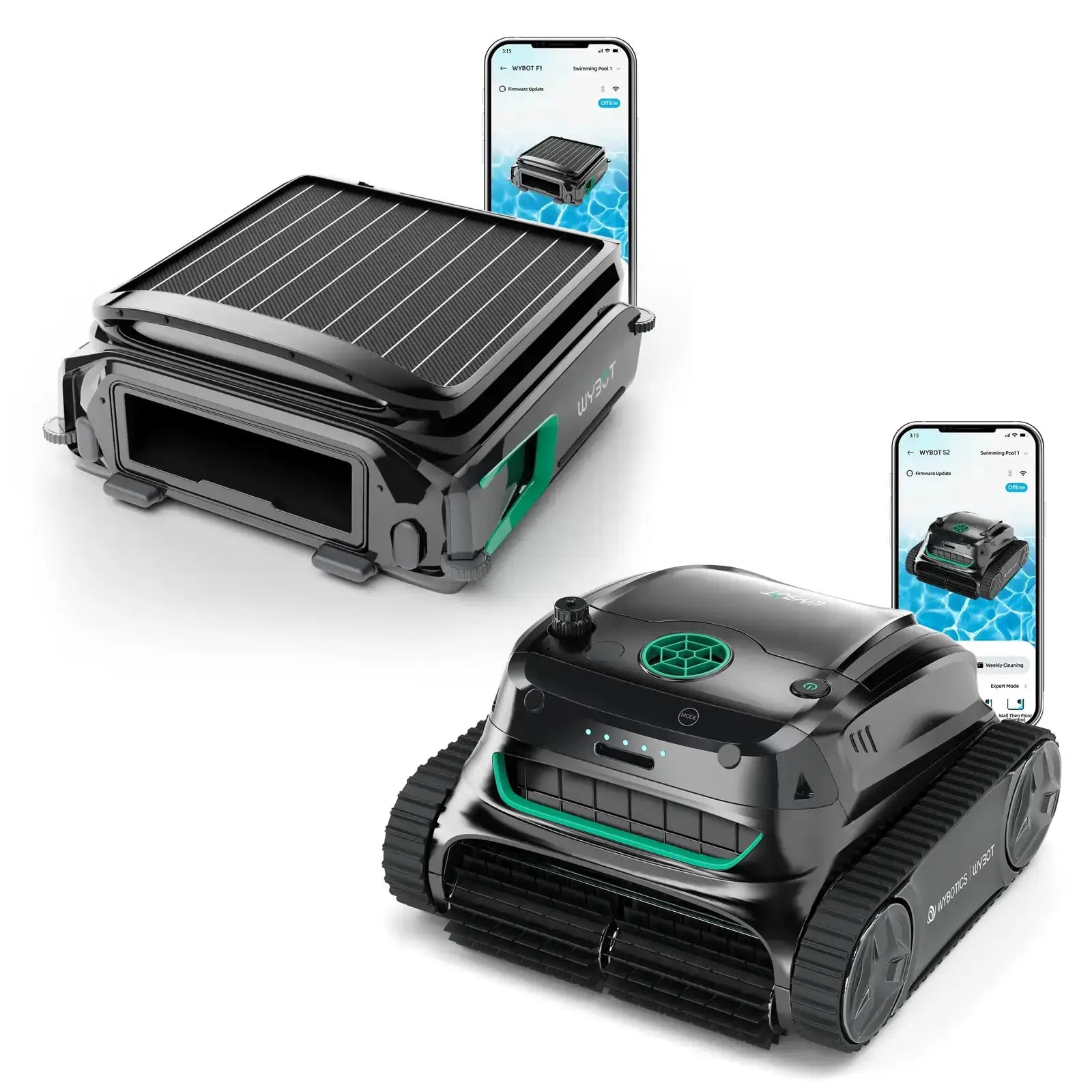 WYBOT Full Pool Solution Bundle-S2 & F1 by WYBOT