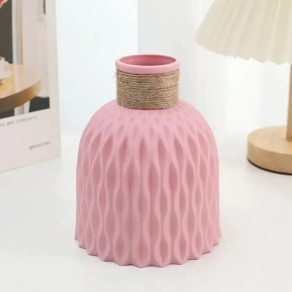 Vase - Decorative Ceramic White by House Of Avana
