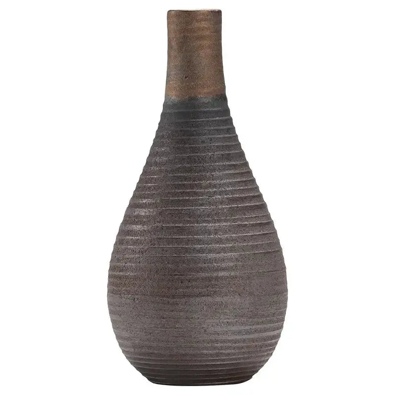 Vase - Decorative Ceramic White by House Of Avana