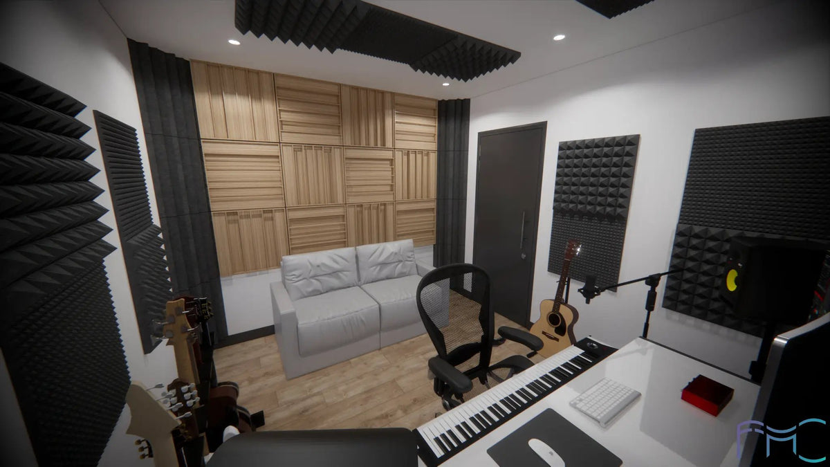 Wood Acoustic Diffuser Panel | Solid Paulownia Wood Sound Diffuser for Studios & Home Theaters, photo 13 of 13