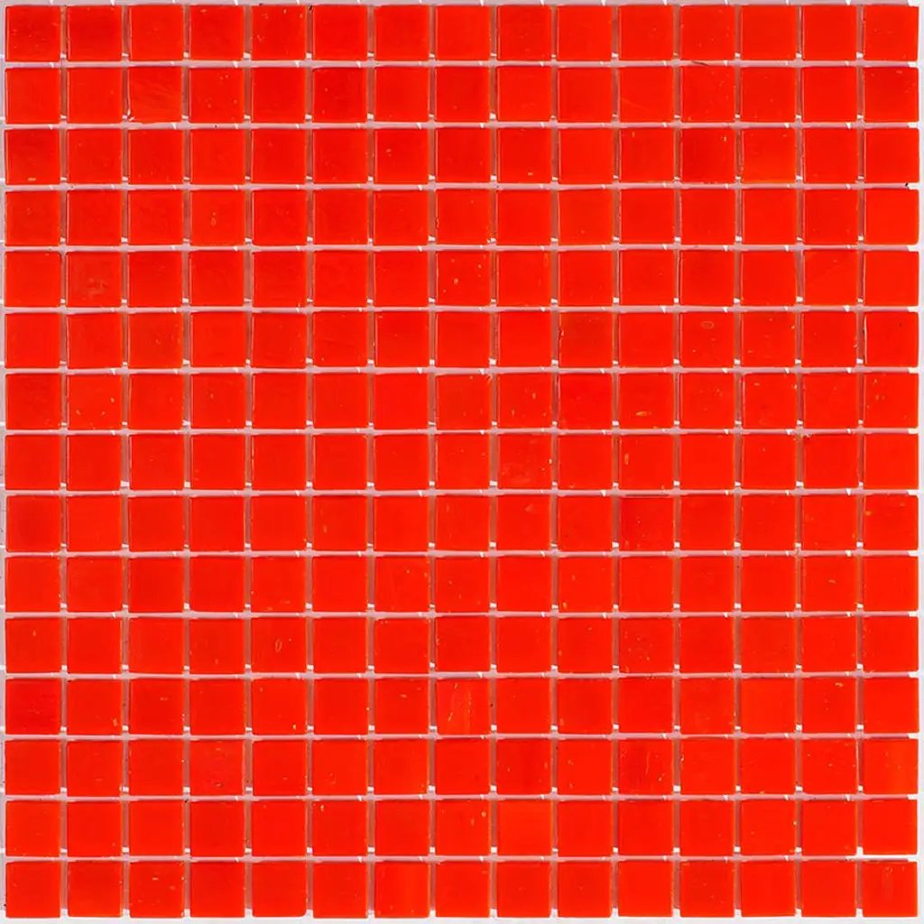 Candy Apple Red 12x12 Glossy Uniform Square Glass Mosaic Tile (20 pack, 20 sq ft/case) by Apollo Tile
