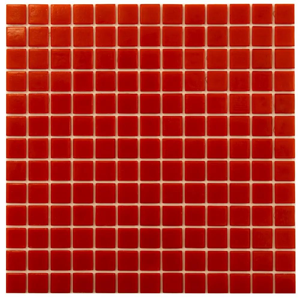 Candy Red 12x12 Glossy Uniform Square Glass Mosaic Tile (20 pack, 20 sq ft/case) by Apollo Tile