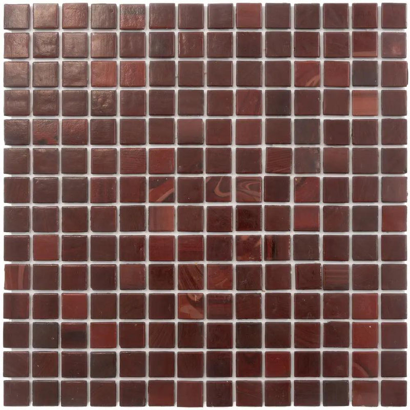 Ruby Red 12x12 Glossy Uniform Square Glass Mosaic Tile (20 pack, 20 sq ft/case) by Apollo Tile