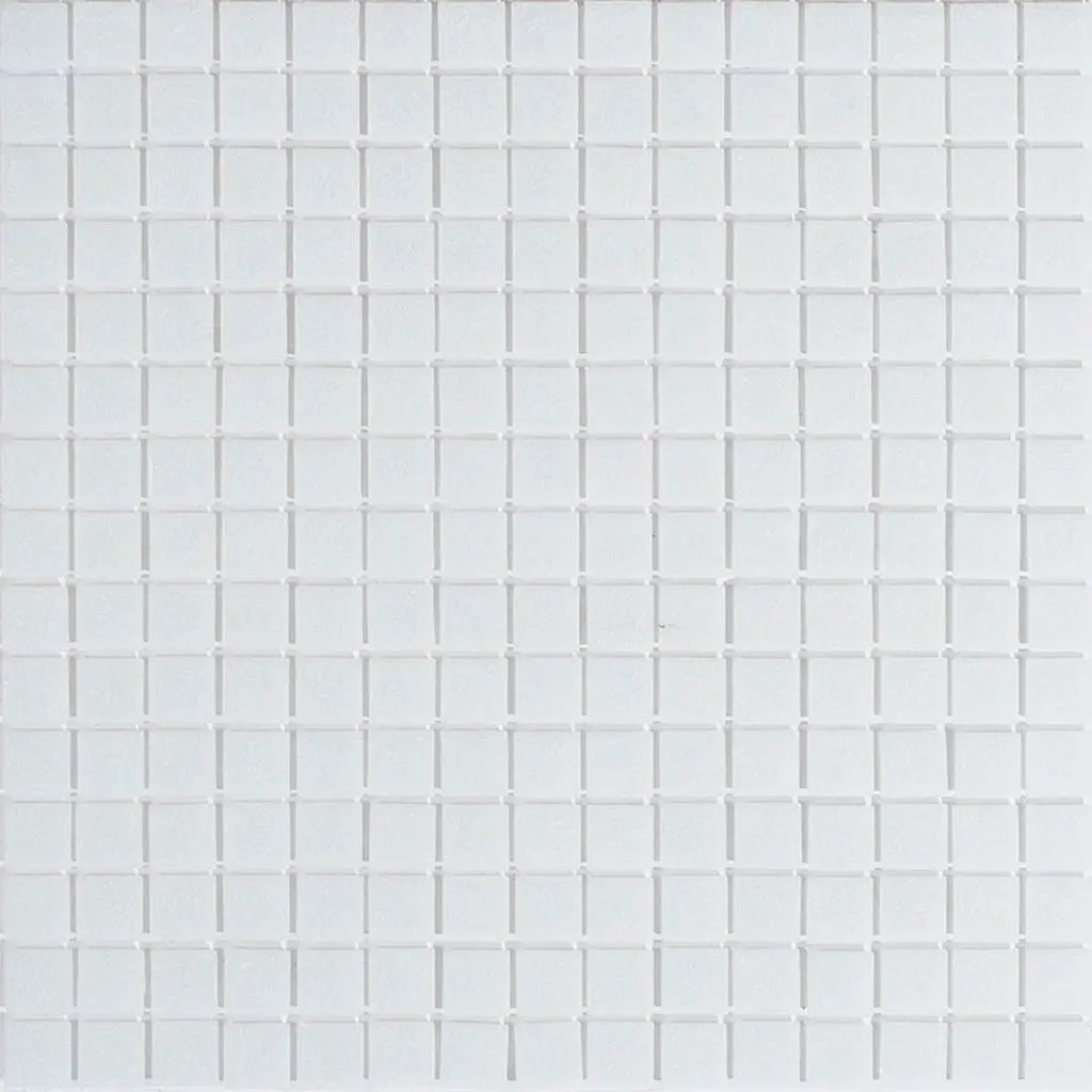 Pearl White 12x12 Glossy Uniform Square Glass Mosaic Tile (20 pack, 20 sq ft/case) by Apollo Tile