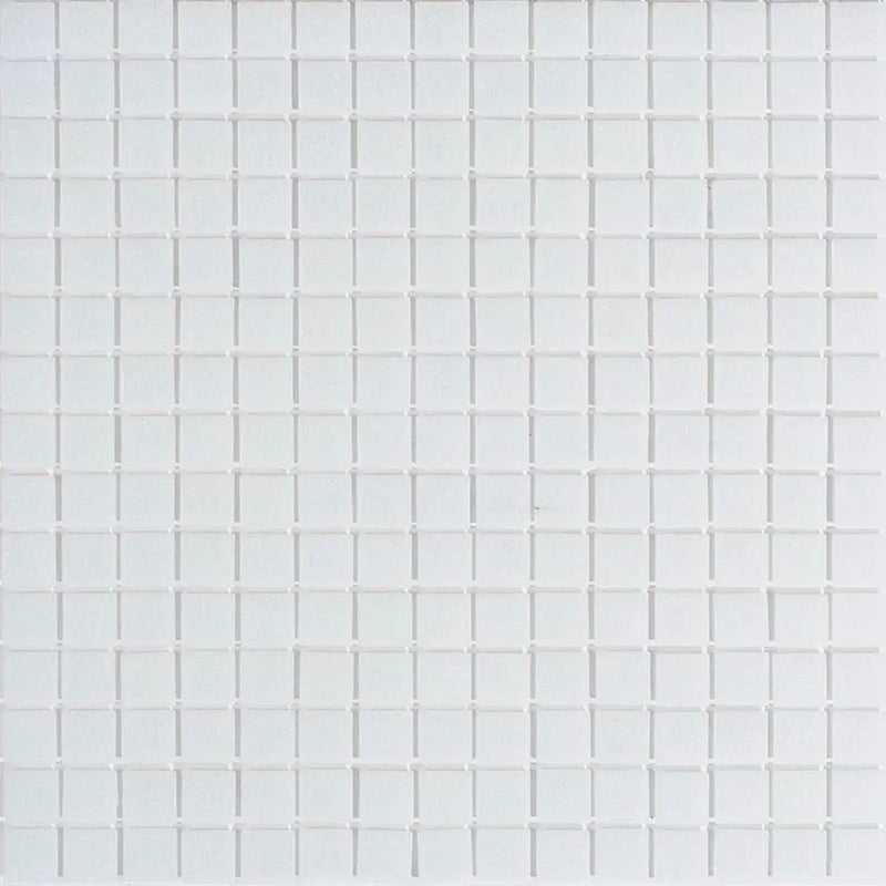 Pearl White 12x12 Glossy Uniform Square Glass Mosaic Tile (20 pack, 20 sq ft/case) by Apollo Tile