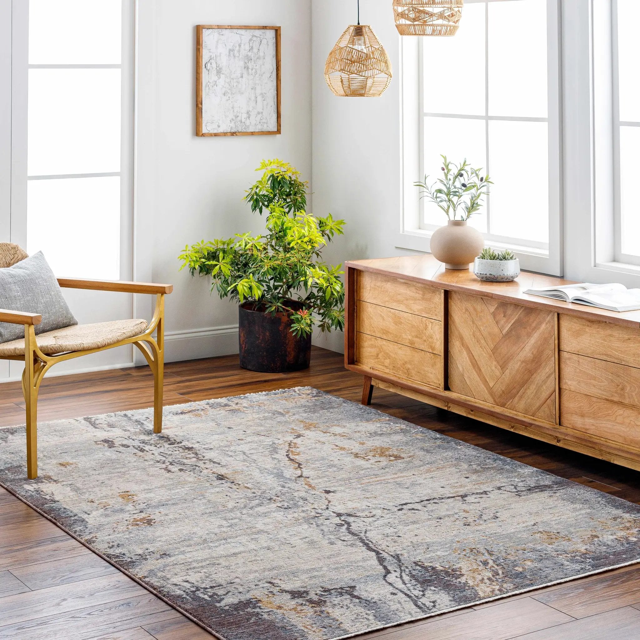 Alexi Luxe Rug with Fringes by Boutique Rugs