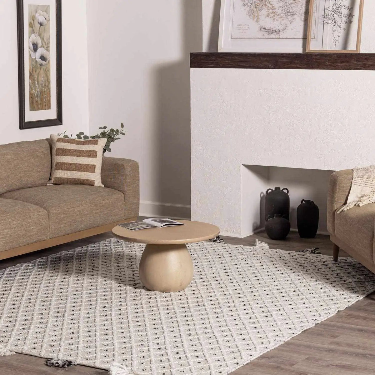 Sadleir Rug - Clearance, installed in a room 2