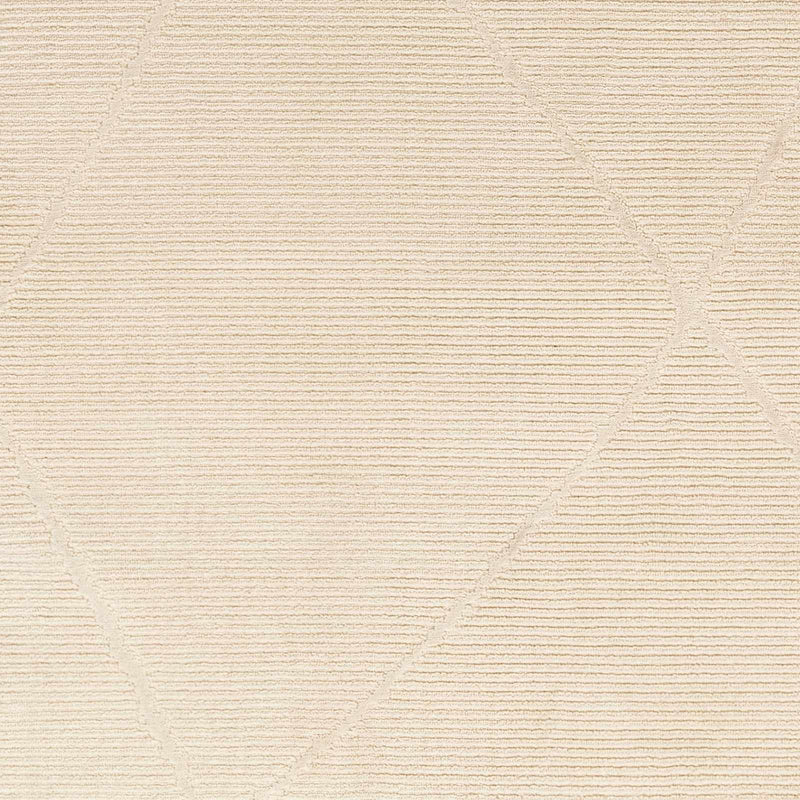 Aldis Cream Plush Textured Washable Rug by Boutique Rugs