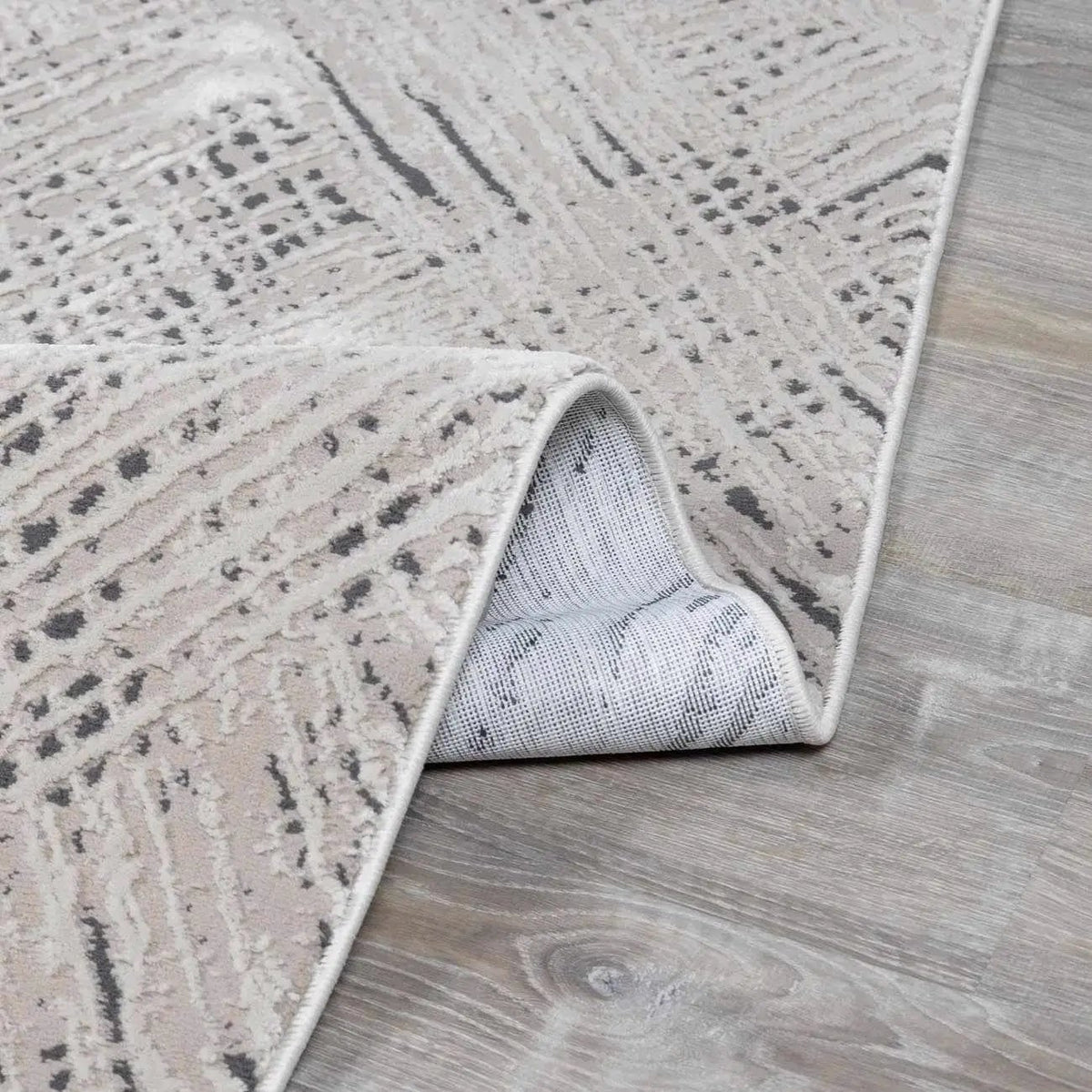 Garza Diamond Textured Washable Rug, photo 10 of 14